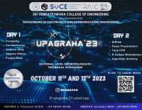 Upagraha'23 National Level Technical Symposium Poster